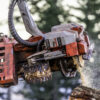 Log Max 10000XT cutting a log