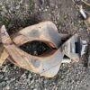 Used Pierce Grapples laying on the ground