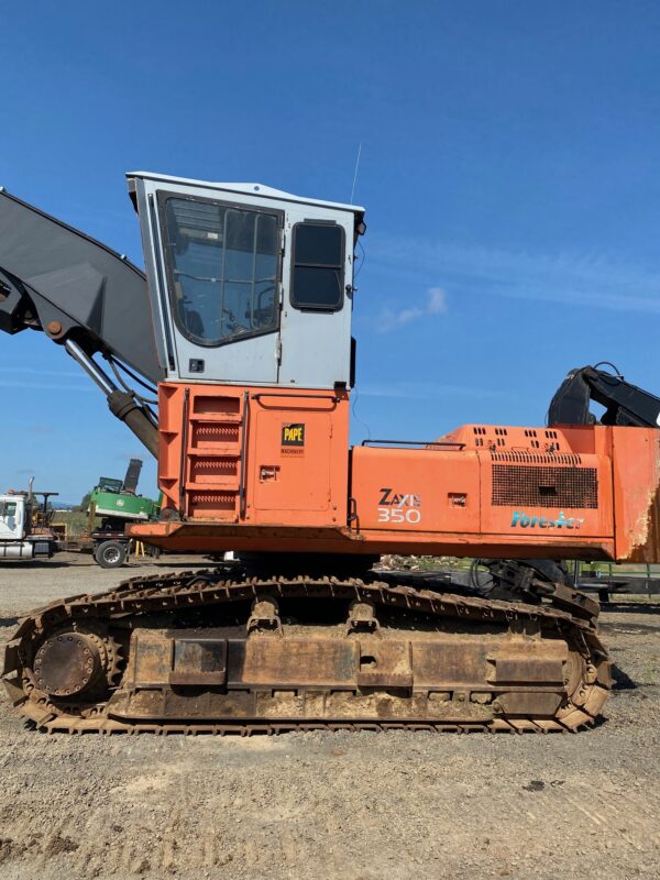 Used Hitachi Zaxis 350LL log loader for sale in Eugene, OR
