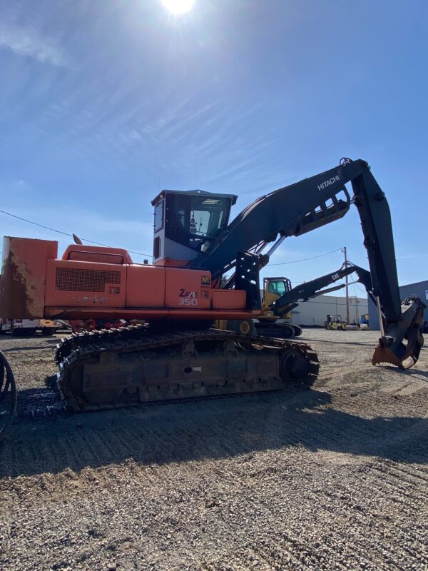 Used Hitachi Zaxis 350LL log loader for sale in Eugene, OR