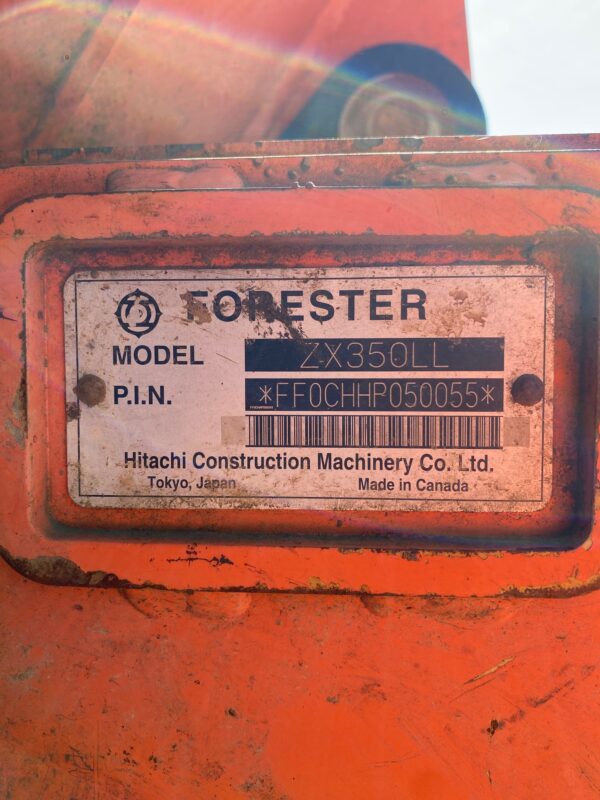 Used Hitachi Zaxis 350LL log loader for sale in Eugene, OR